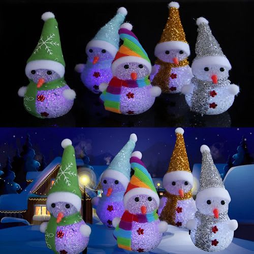 MINI MUÑECO DE NIEVE 14CM3
