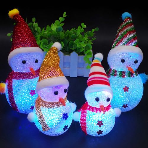 MINI MUÑECO DE NIEVE 14CM4