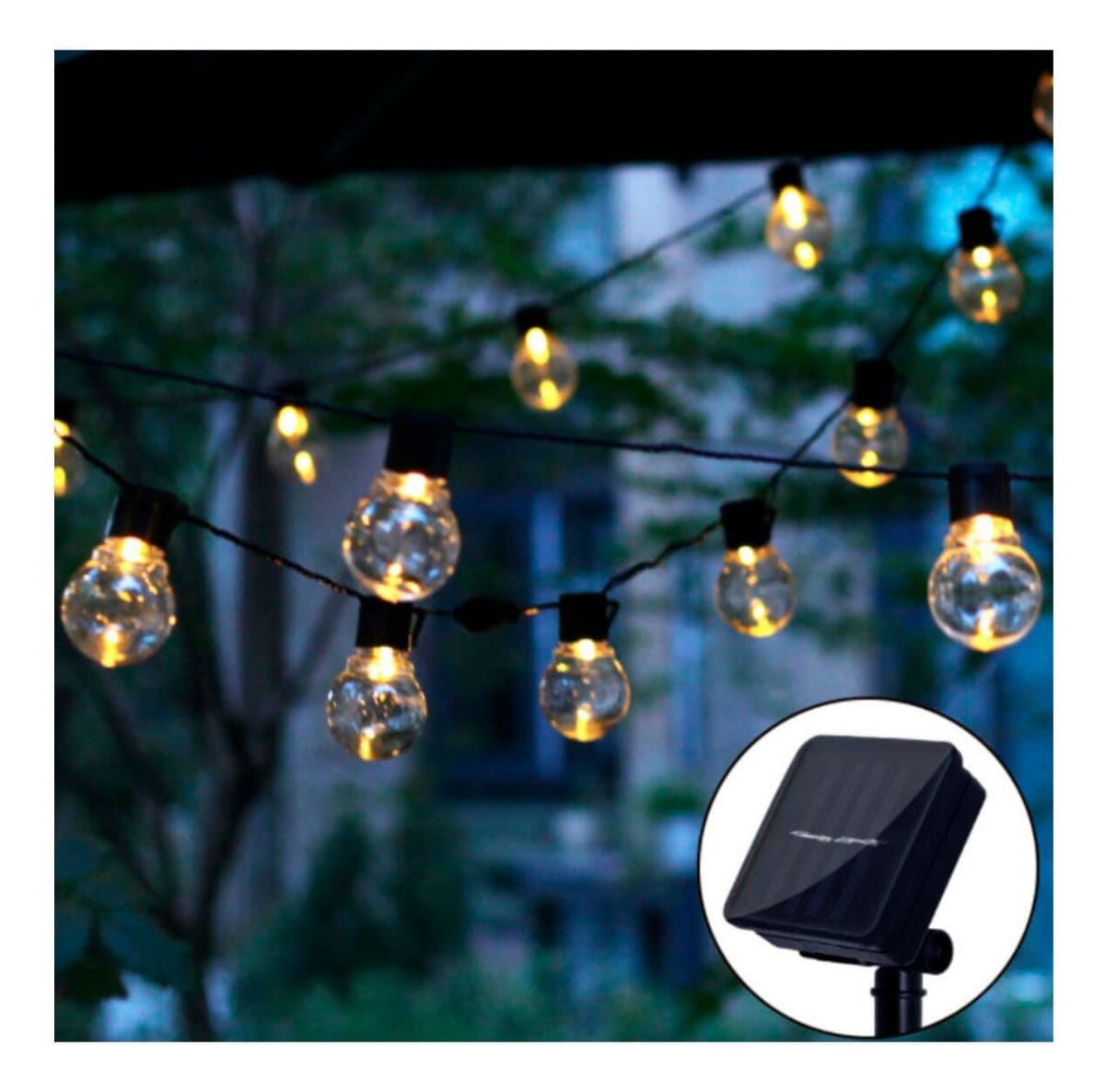 GUIRNALDA SOLAR AMPOLLETA REDONDA 10M GCS 0