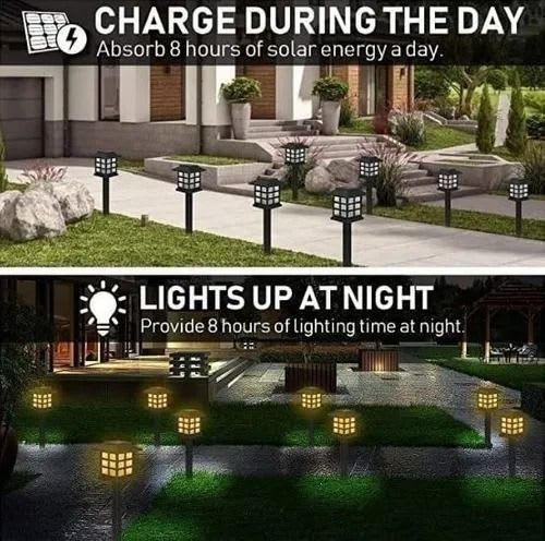 PACK 2 LAMPARA JARDIN SOLAR4