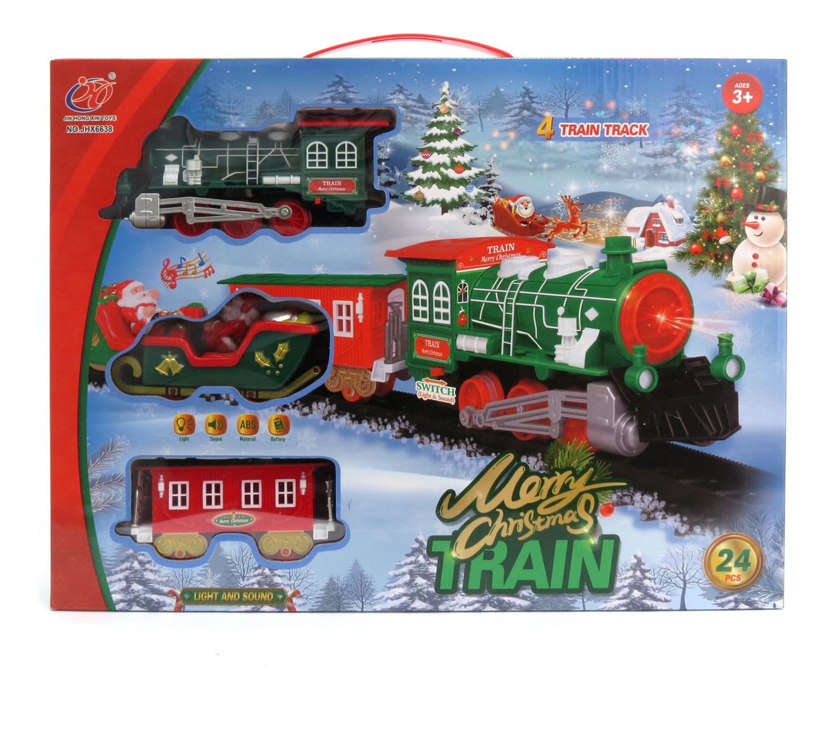 TREN NAVIDEÑO ELECTRICO AEREO PARA ARBOL 0