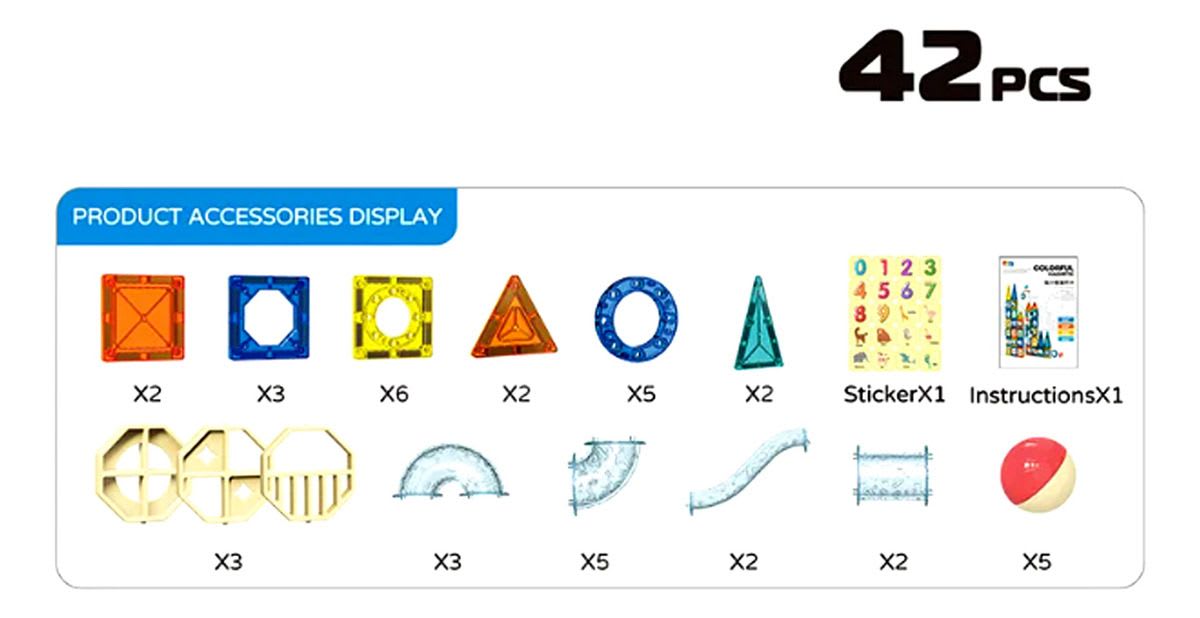 BLOQUES MAGNETICOS 42PCS2