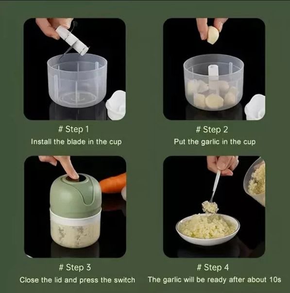 MINI PICADORA ELECTRICA USB3