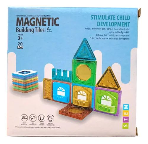 BLOQUES MAGNETICOS 20PCS 0