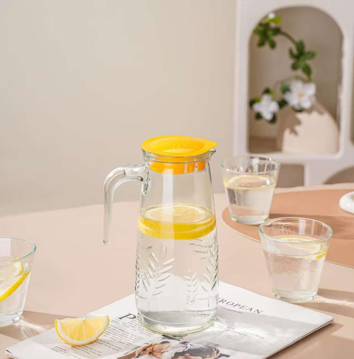 JARRA CON VASOS 5PCS HOSENHO 1582