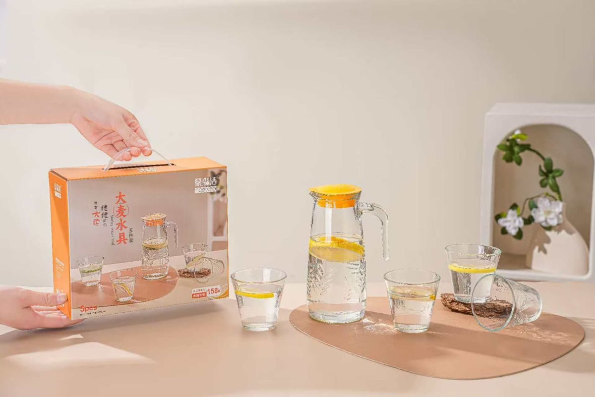 JARRA CON VASOS 5PCS HOSENHO 158 0