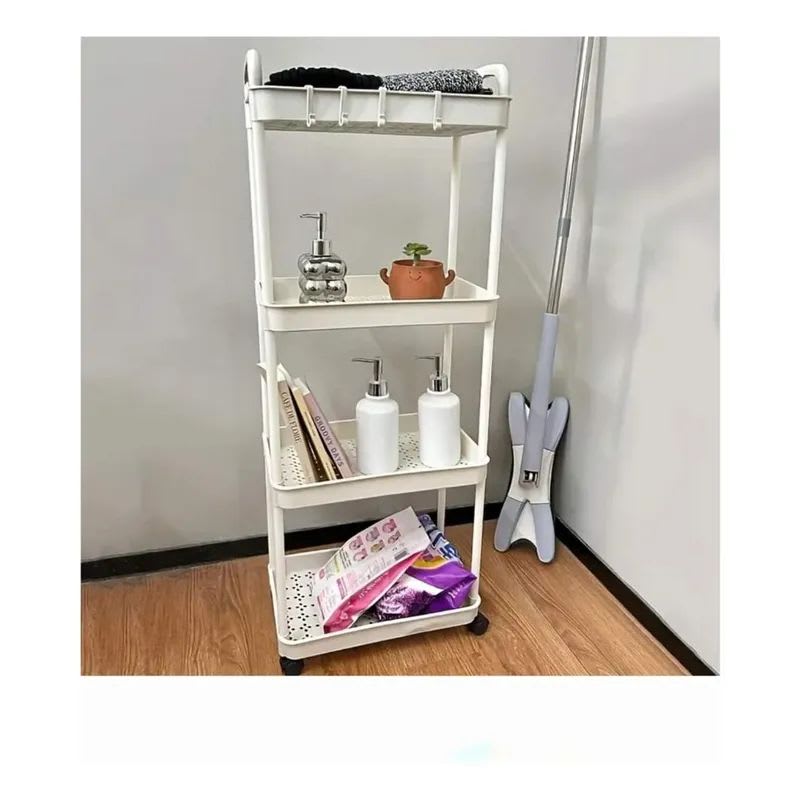 ESTANTE PLEGABLE 4 NIVELES CON RUEDA 0