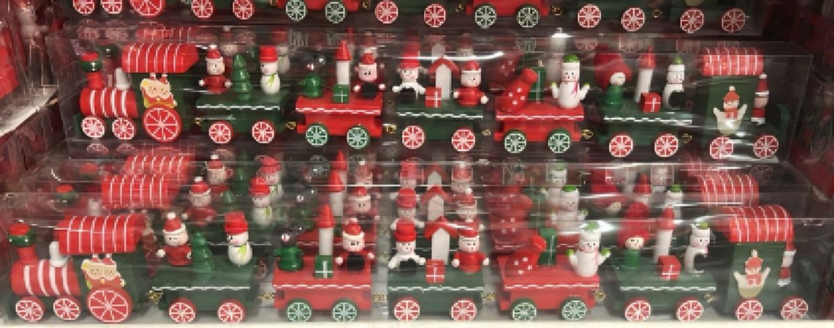 TREN NAVIDEÑO 41CM DE MESA B251202