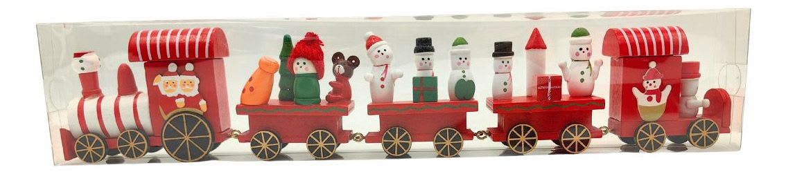 TREN NAVIDEÑO 30CM DE MESA3