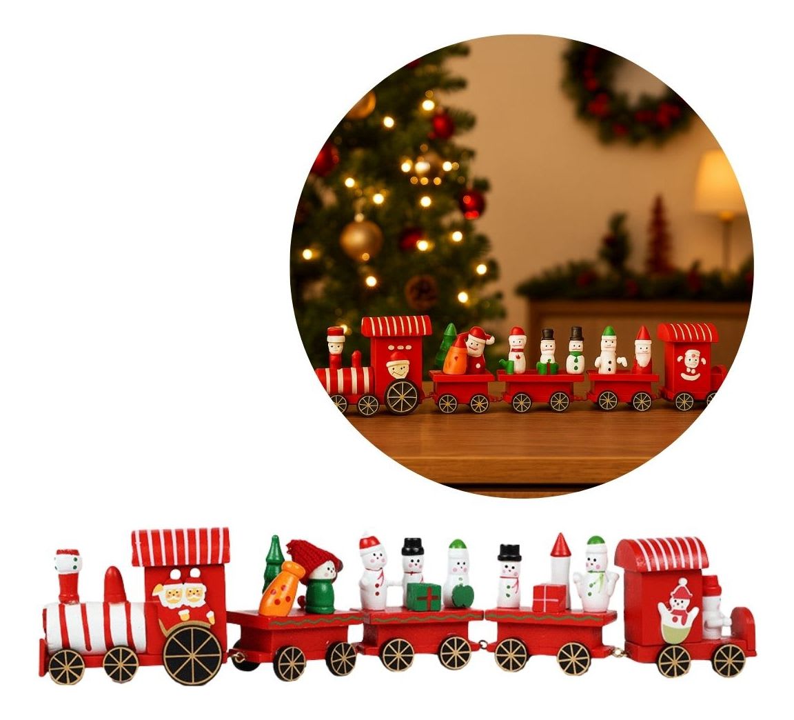 TREN NAVIDEÑO 39CM DE MESA 0