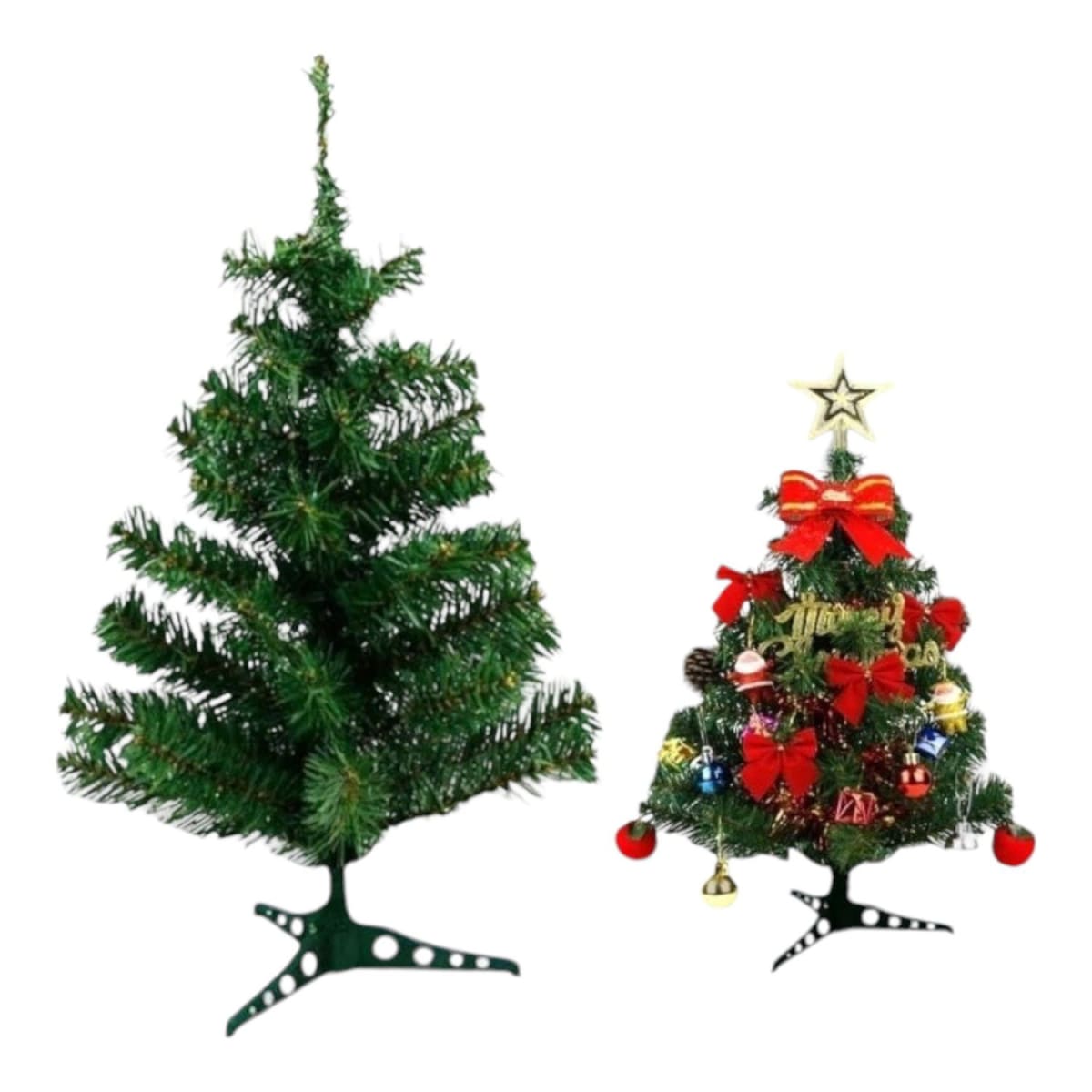 MINI ARBOL DE NAVIDAD 32CM RAMAS VERDES2