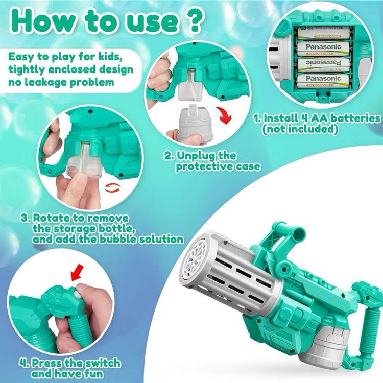 PISTOLA BURBUJA MINECRAFT2