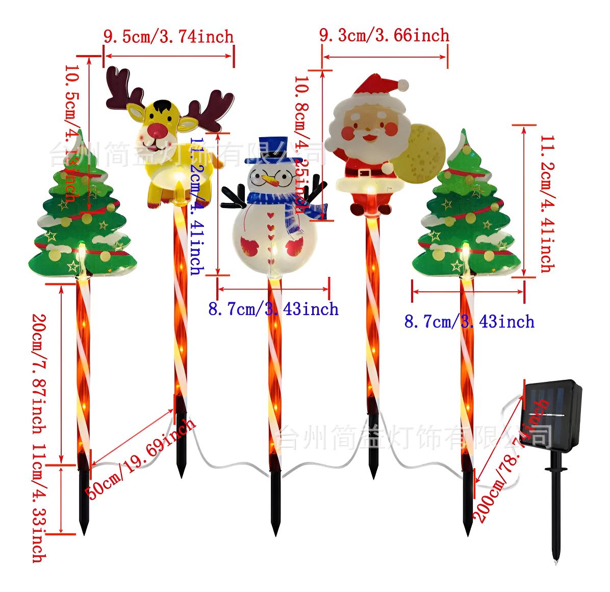 ESTACA SOLAR DISEÑOS SURTIDOS2