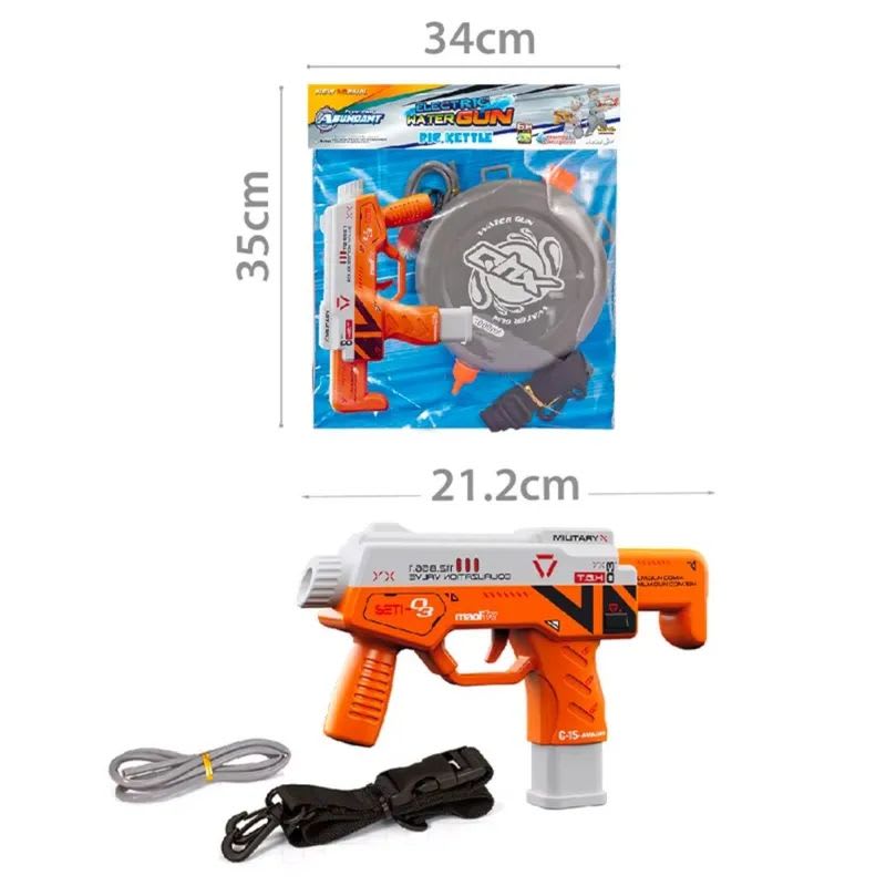 PISTOLA DE AGUA ELECTRICA PORTATIL WATER GUN1