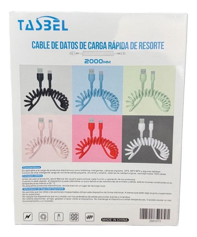 CABLE USB LIGHTNING CON RESORTE2