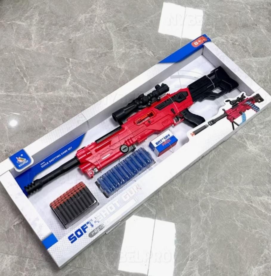 FRANCOTIRADOR LANZA DARDOS SOFT-SHOT GUN FN508 2