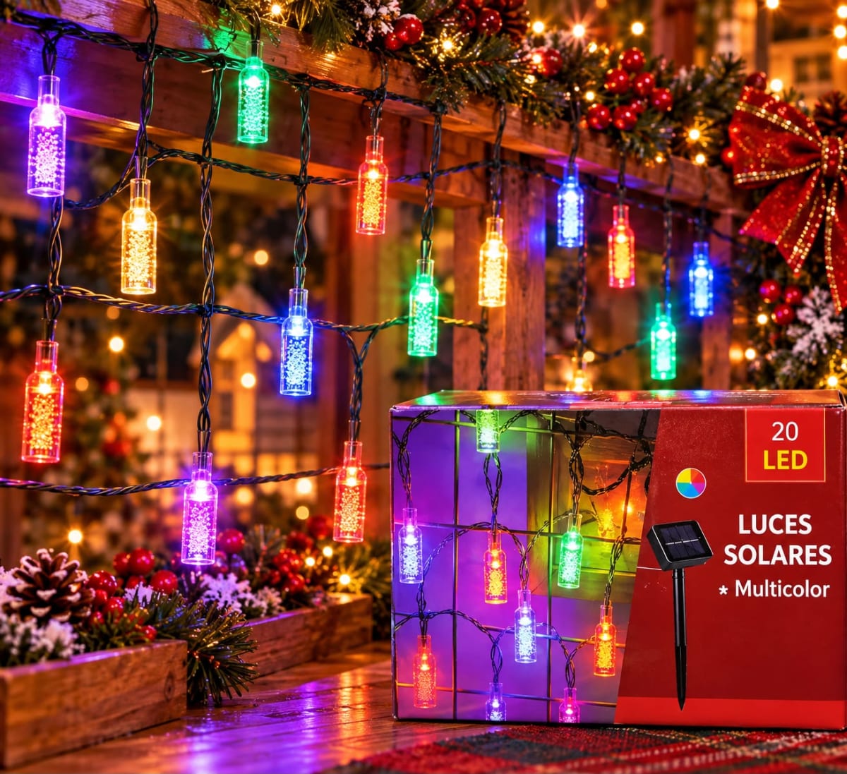 LUCES SOLAR NAVIDEÑAS DISEÑOS SURTIDOS3