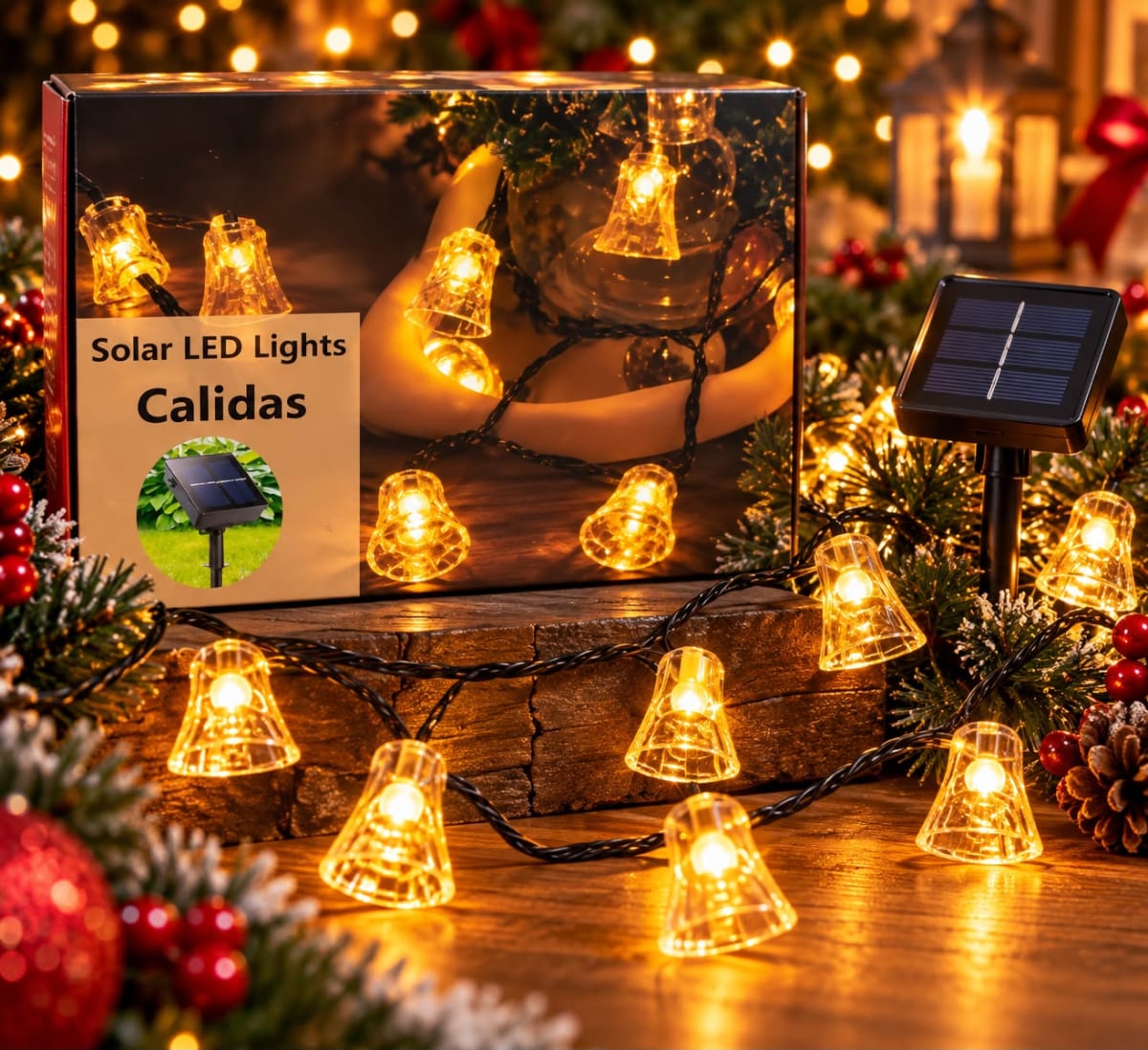 LUCES SOLAR NAVIDEÑAS DISEÑOS SURTIDOS5