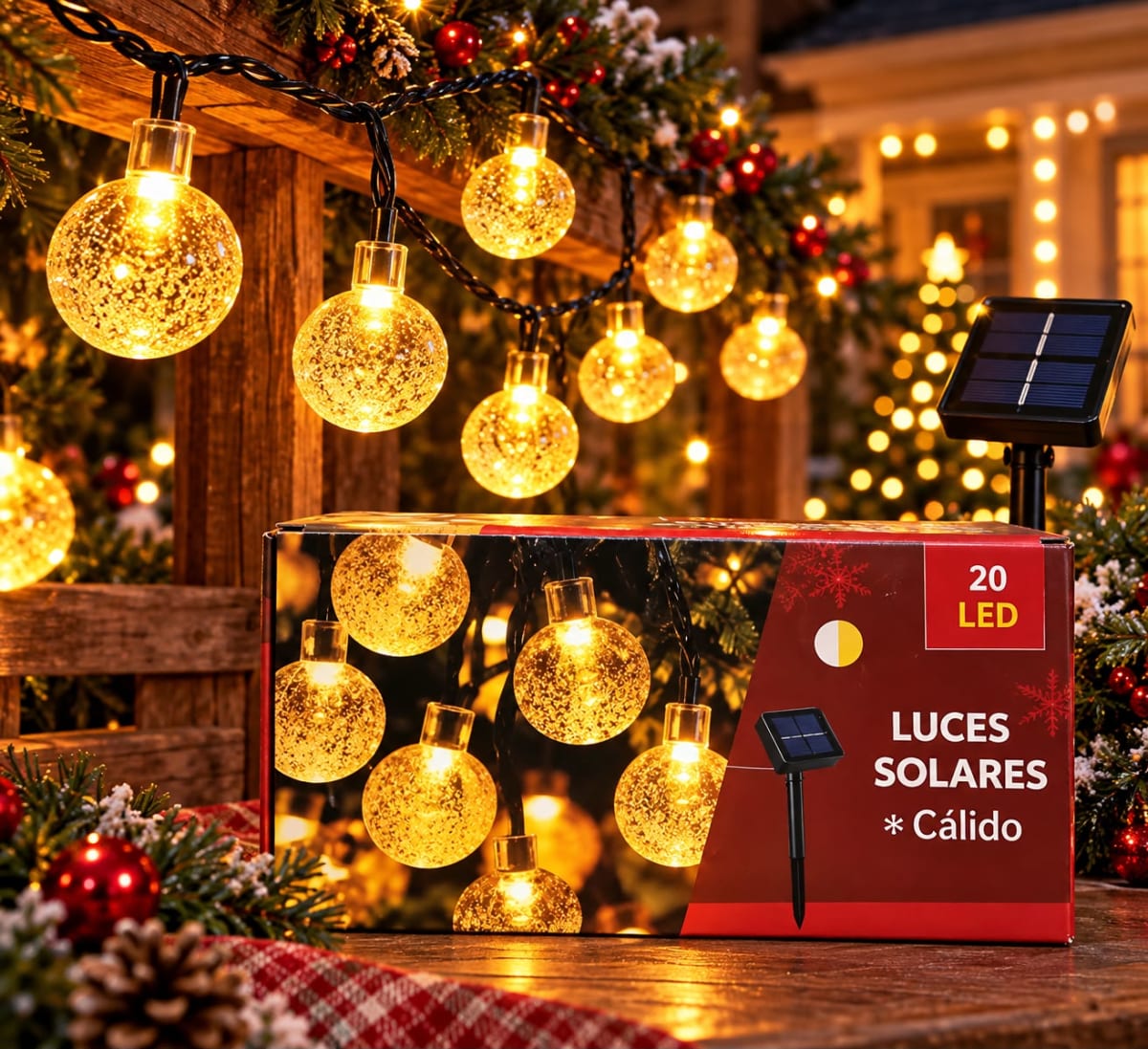 LUCES SOLAR NAVIDEÑAS DISEÑOS SURTIDOS7