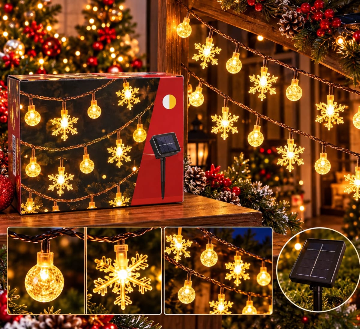 LUCES SOLAR NAVIDEÑAS DISEÑOS SURTIDOS8