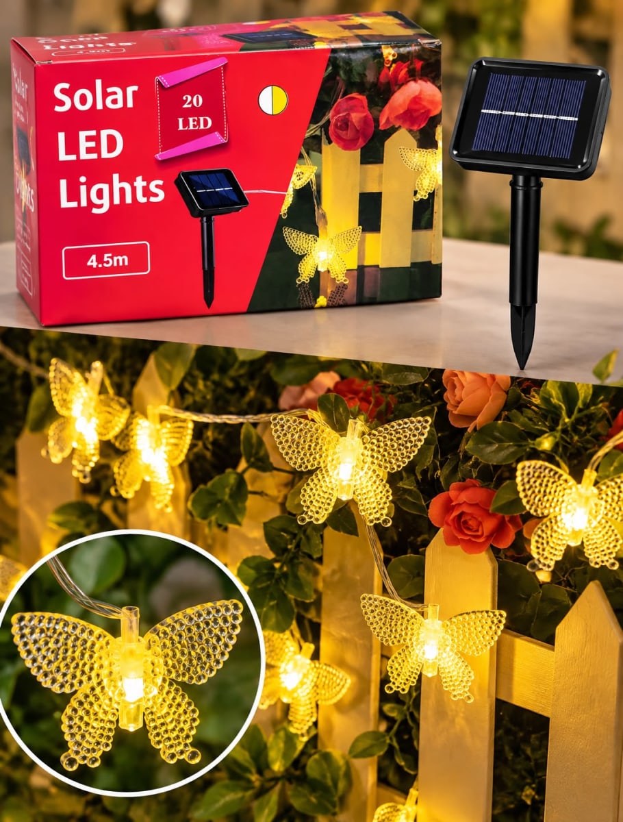LUCES SOLAR NAVIDEÑAS DISEÑOS SURTIDOS9