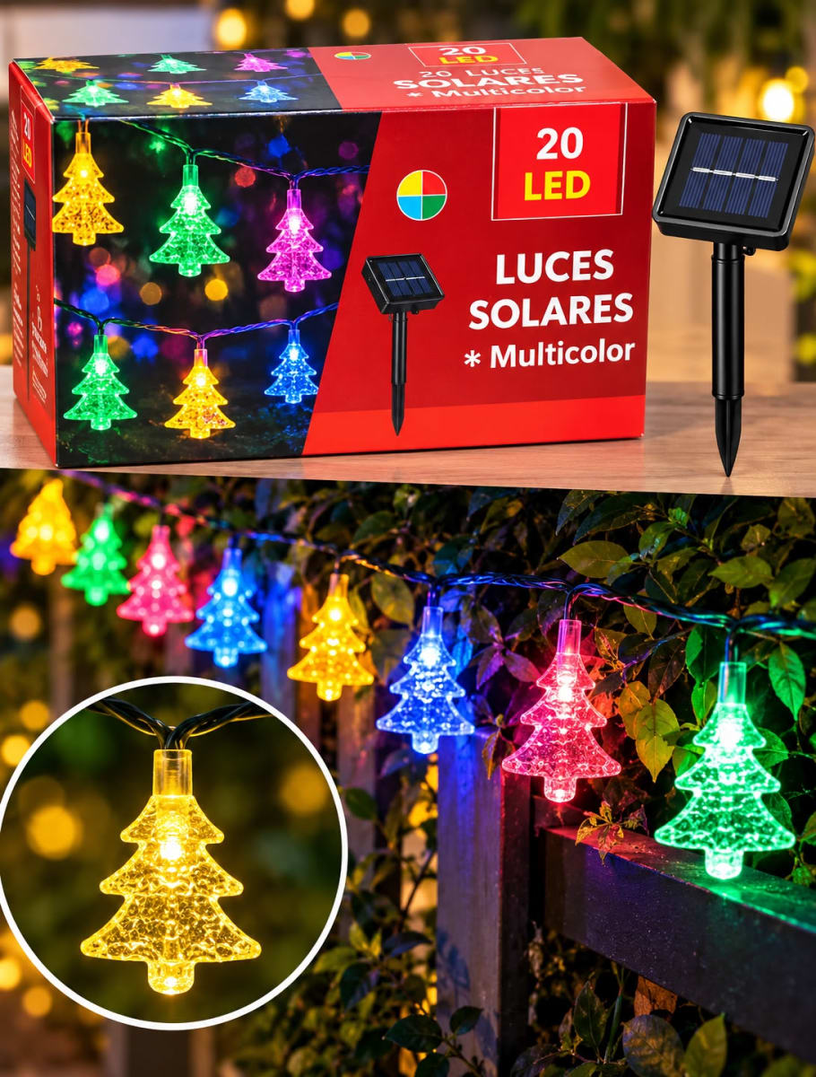 LUCES SOLAR NAVIDEÑAS DISEÑOS SURTIDOS10