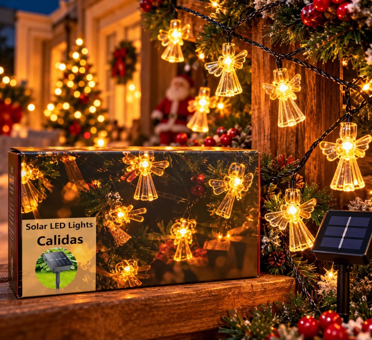 LUCES SOLAR NAVIDEÑAS DISEÑOS SURTIDOS13