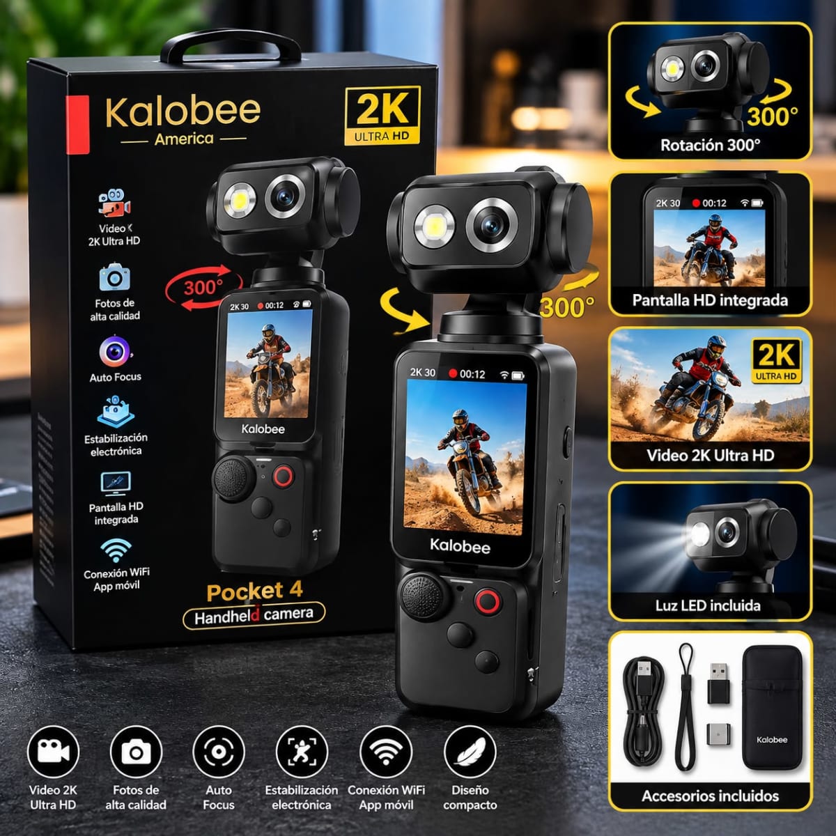 CAMARA POCKET 4 KALOBEE 2K 0