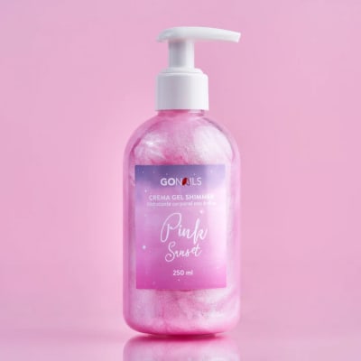 Crema Gel Shimmer - Hidratante Corporal con Brillos 250 ml Go Nail3