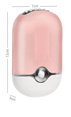 Ventilador Mini (Mini Air Conditioning) Rosa1