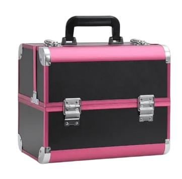 Maleta Organizadora Rosa-Negro1