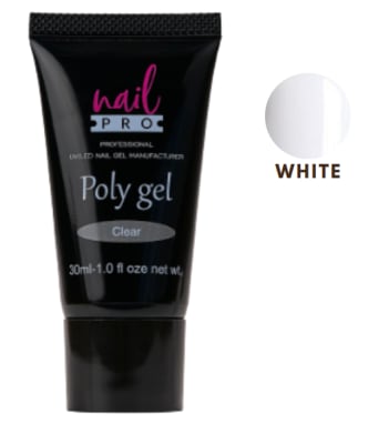 Polygel White 30ml Nail Pro1