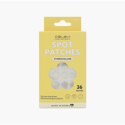 CELAVI Parches para Granos Flowers (36 Parches)1