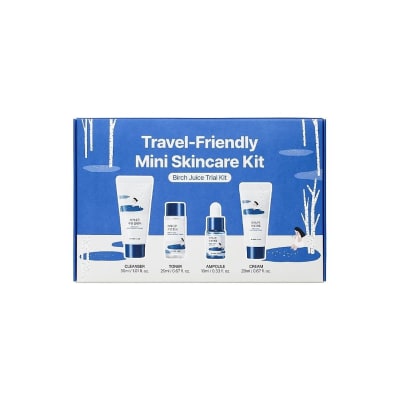 Round Lab Travel-Friendly Mini Skincare Kit Birch Juice Trial Kit1