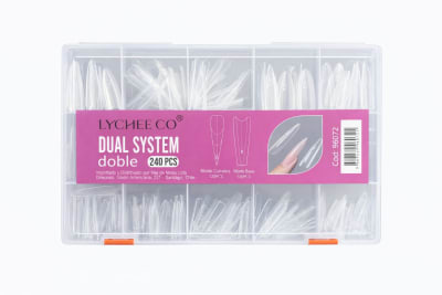 Tips Dual System doble - Sanwich 240 piezas LYCHEECO1