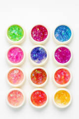 Polvo Glitter Uñas x 12 Colores