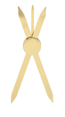 Compás - Regla Cejas - Dorada