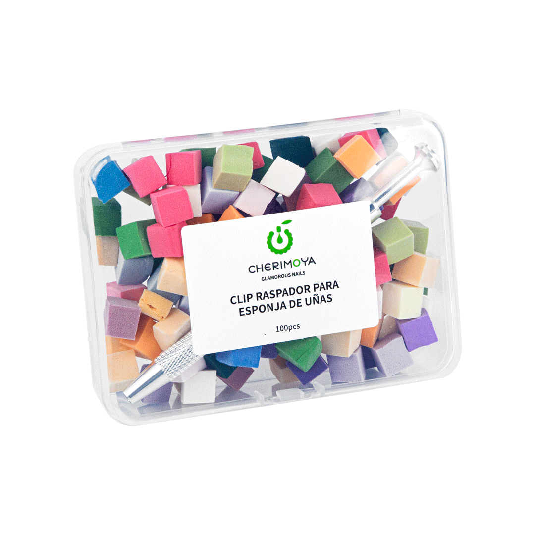 Esponjitas + Pinza de Uñas Cherimoya 1
