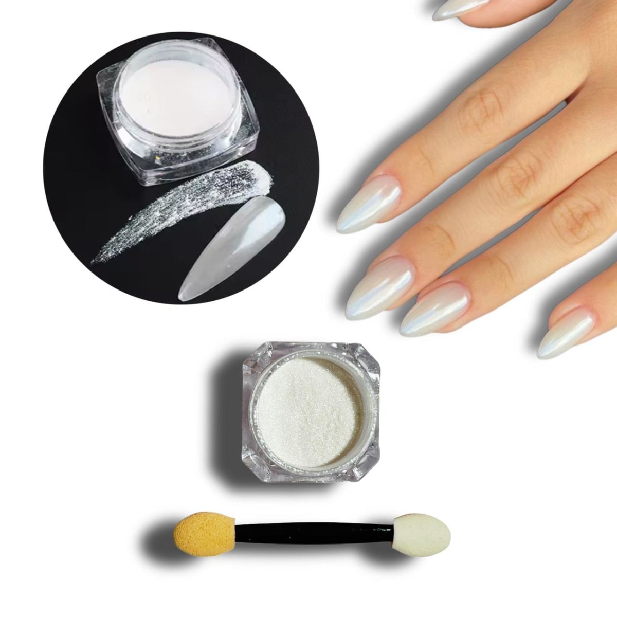 Polvo Efecto Perla Para Uñas2
