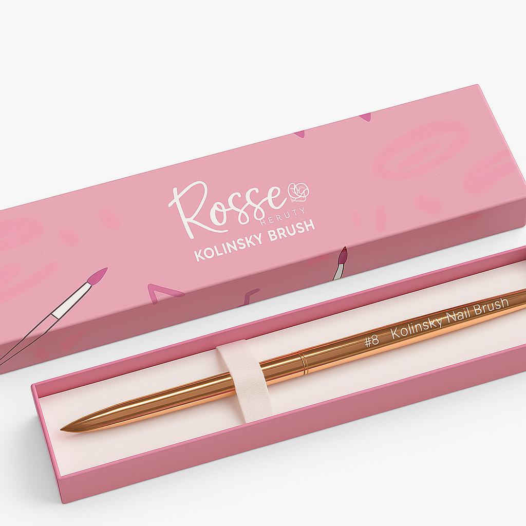 Pincel Kolinsky Rosse Beauty #8 0