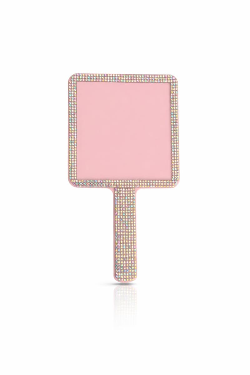 Espejo de Mano con Diamantes3