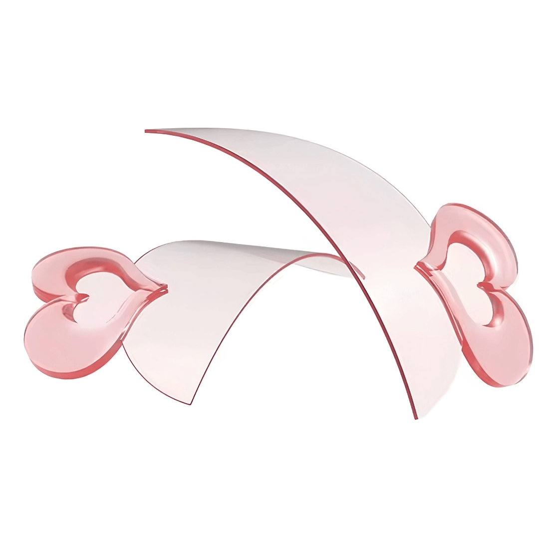 Flat Pads Tecnica Coreana - Corazon (Rosa)2