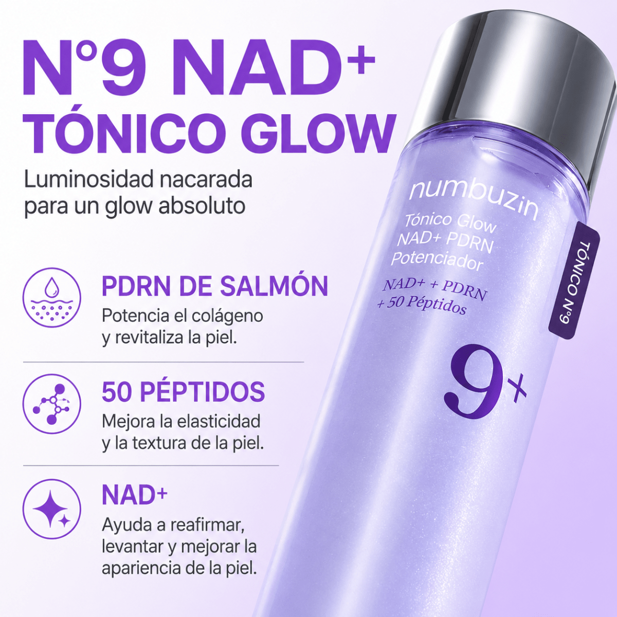 Numbuzin N°9+ Toner NAD + PDRN Glow Boosting Toner 150ml1