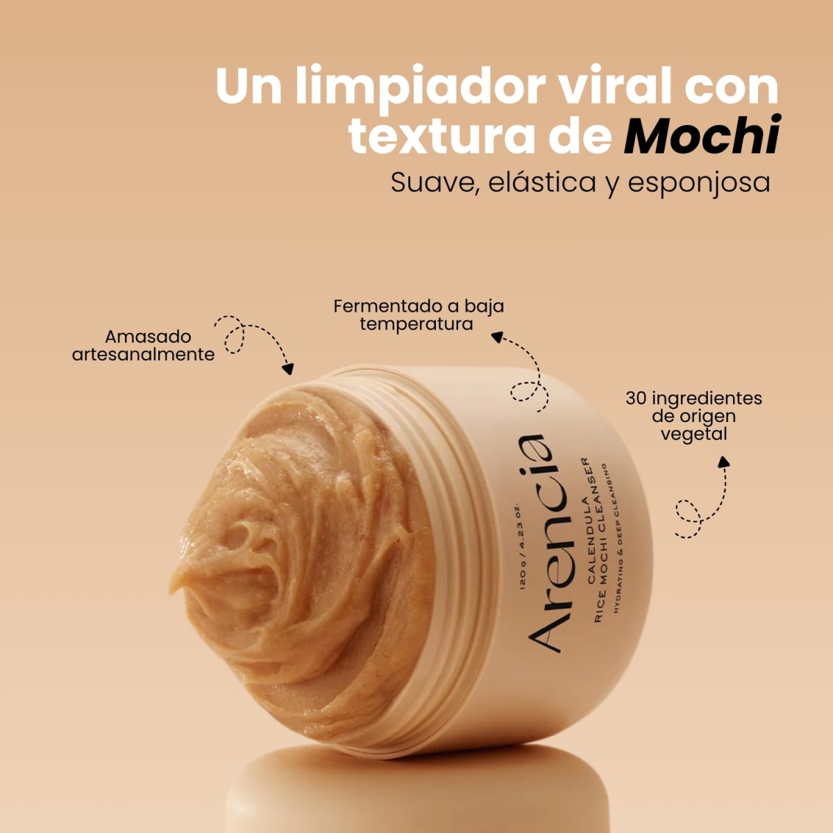 Arencia Calendula Rice Mochi Cleanser 120g2