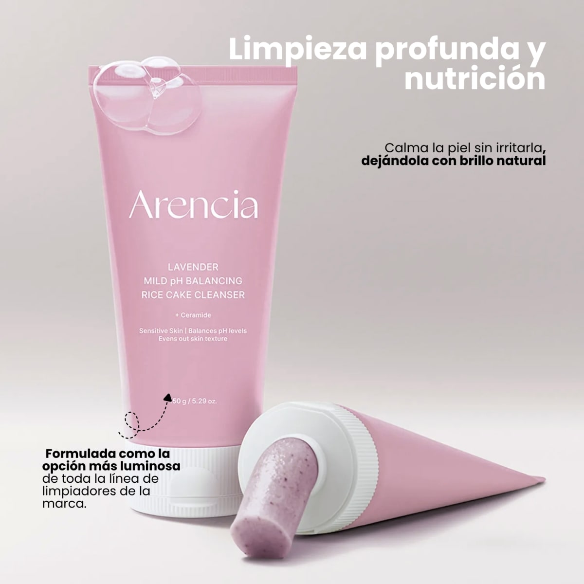 Arencia Rosehip Mild Ph Balancing Rice Cake Cleanser 150g2