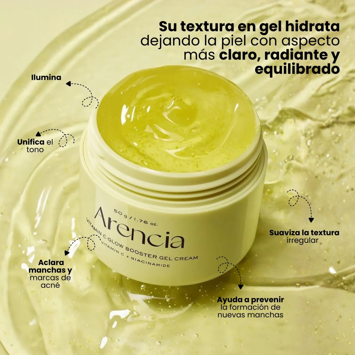 Arencia Vitamin C Glow Booster Gel Cream 50g3
