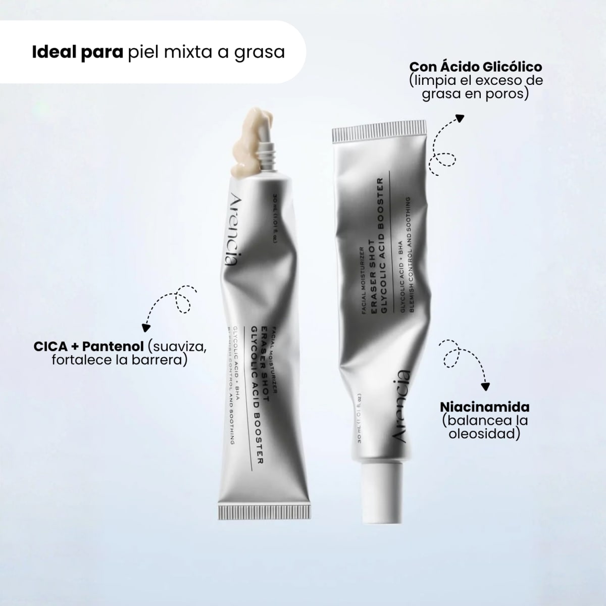 Arencia Eraser Shot Glycolic Acid Booster 30ml4