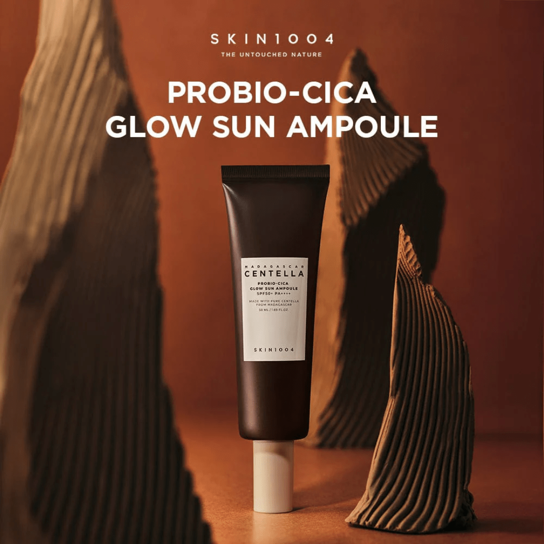 SKIN1004 Madagascar Centella Probio Cica Glow Sun Ampoule SPF 50+ PA++++ 50ml3