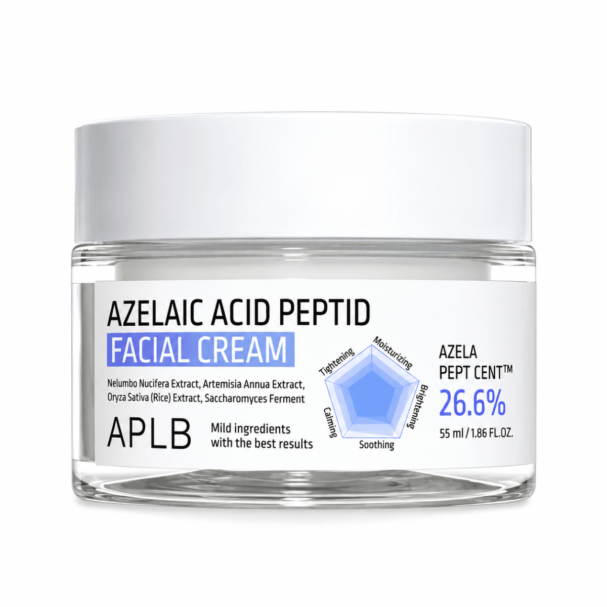 APLB Azelaic Acid Peptide Facial Cream 55ml 2