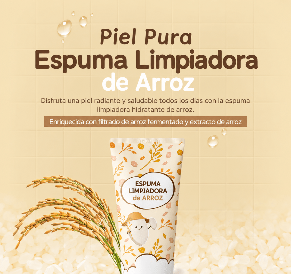 Esfolio Rice Cleansing Foam 150g1